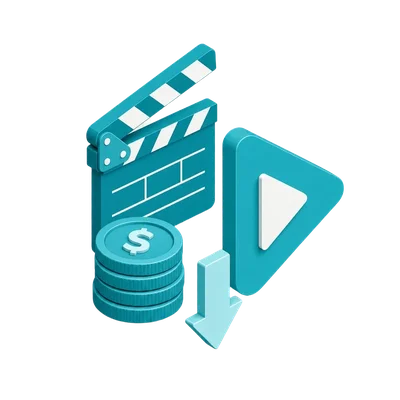 低コストで動画制作できることを表すイラスト